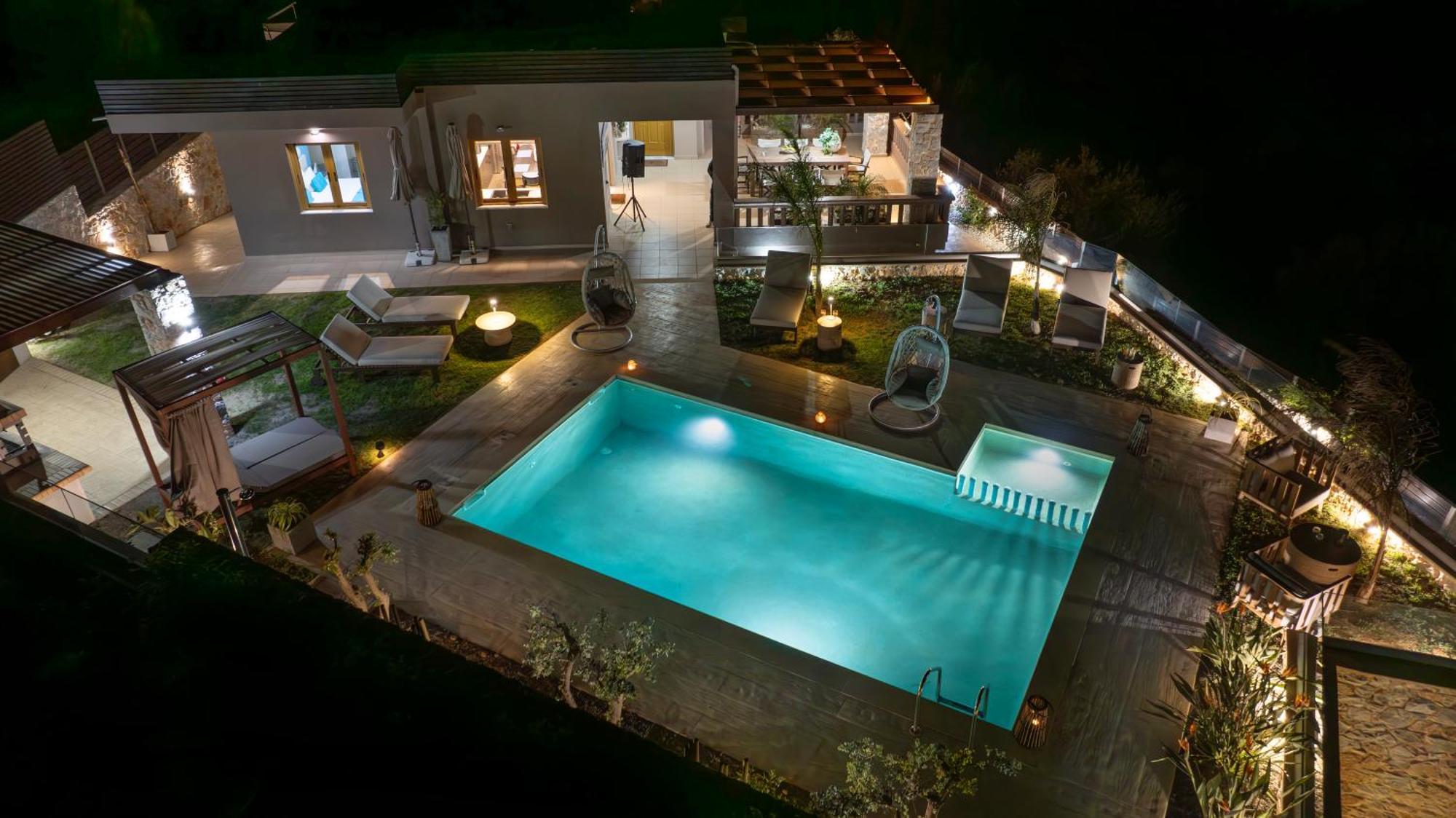 Villa Lady Dafni With Private Heated Pool Maleme  Exterior photo